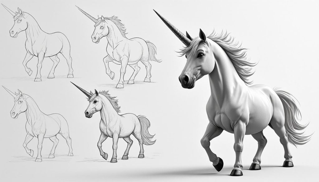 apprenez à dessiner une licorne facilement grâce à notre guide étape par étape, idéal pour débutants et passionnés de dessin.